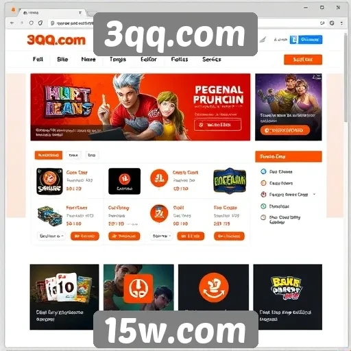 Análise da interface do usuário do site 3qq.com